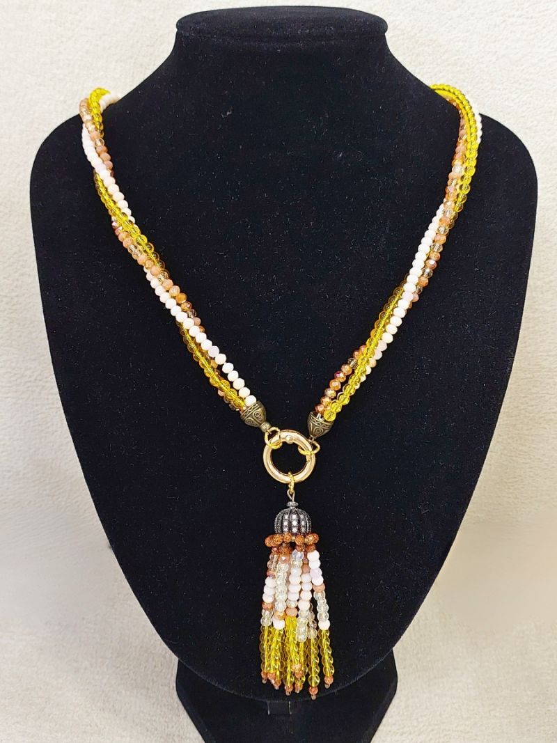 Colier COSITA cristale si citron