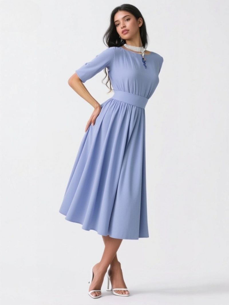 Rochie voal monocrom