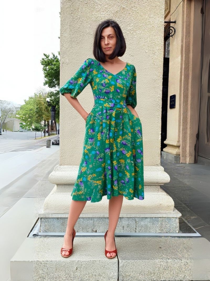 Rochie siluetata Afinatex