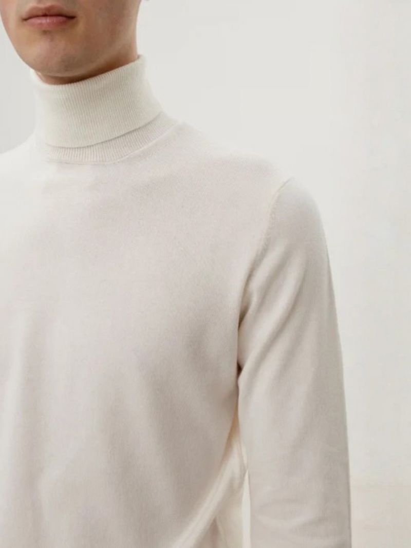 Hermina Maleta Barbati Guler Inalt Tricotata Roll ML232