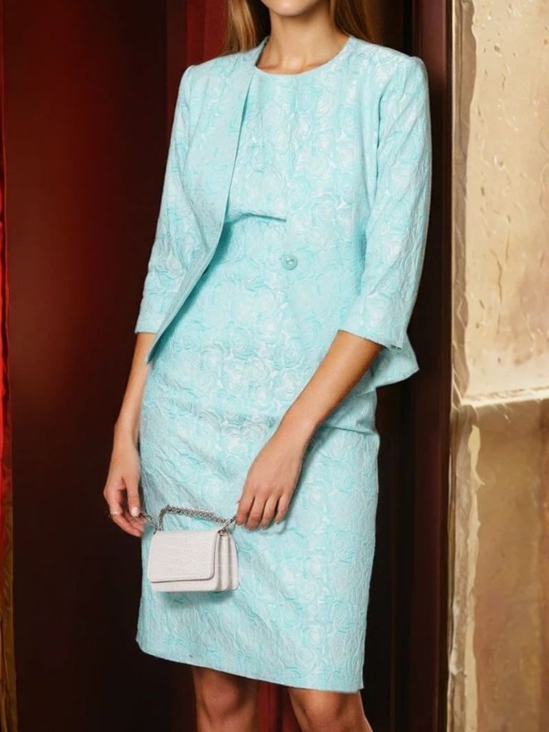 Set jaquerd tourquoise