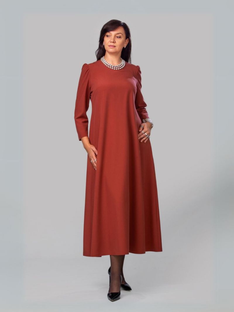Rochie Monashka caramiziu