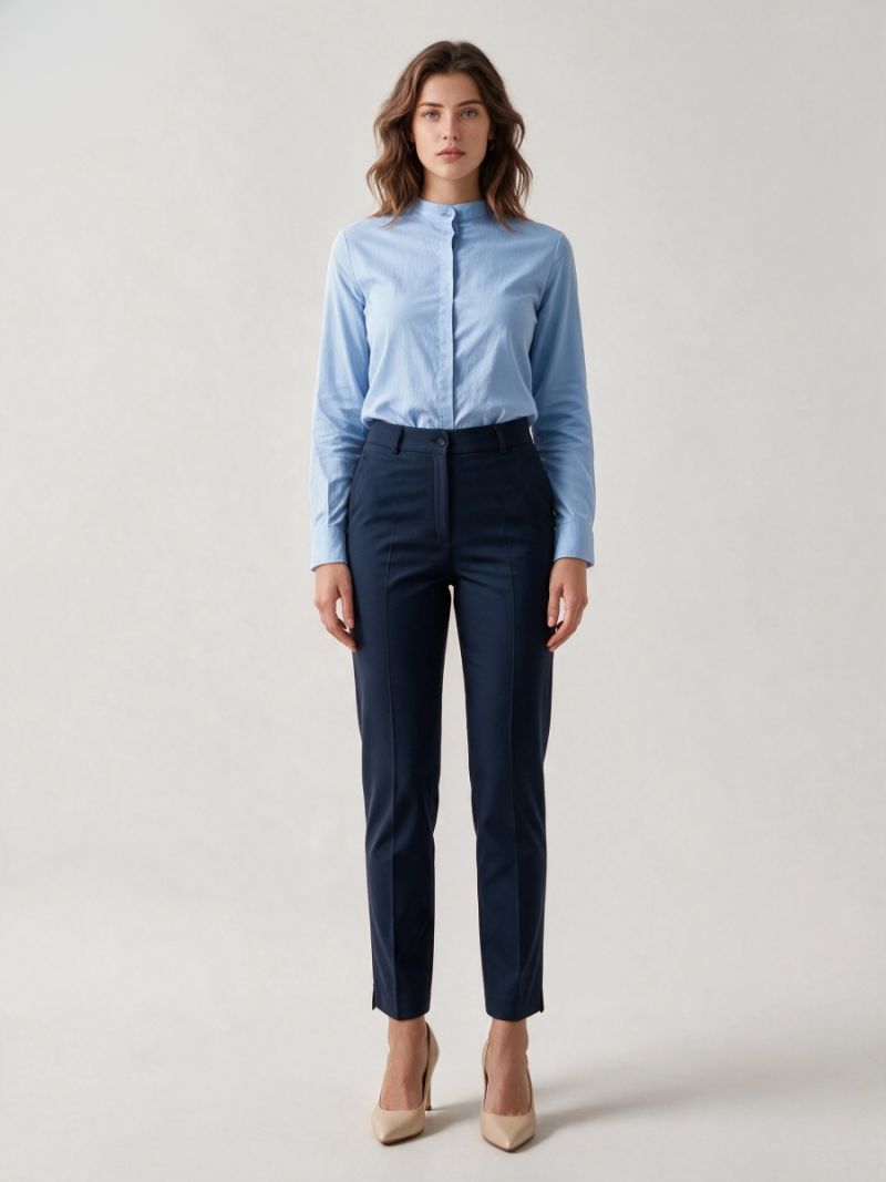 Pantaloni office ajustati
