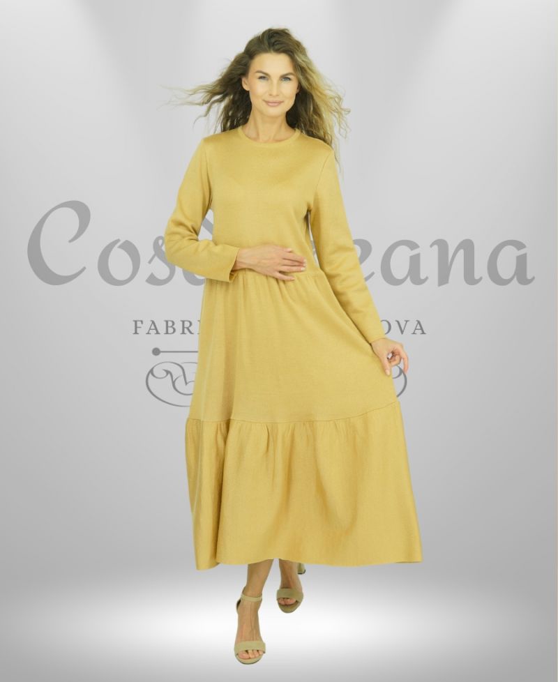 Rochie evazata 2 volane