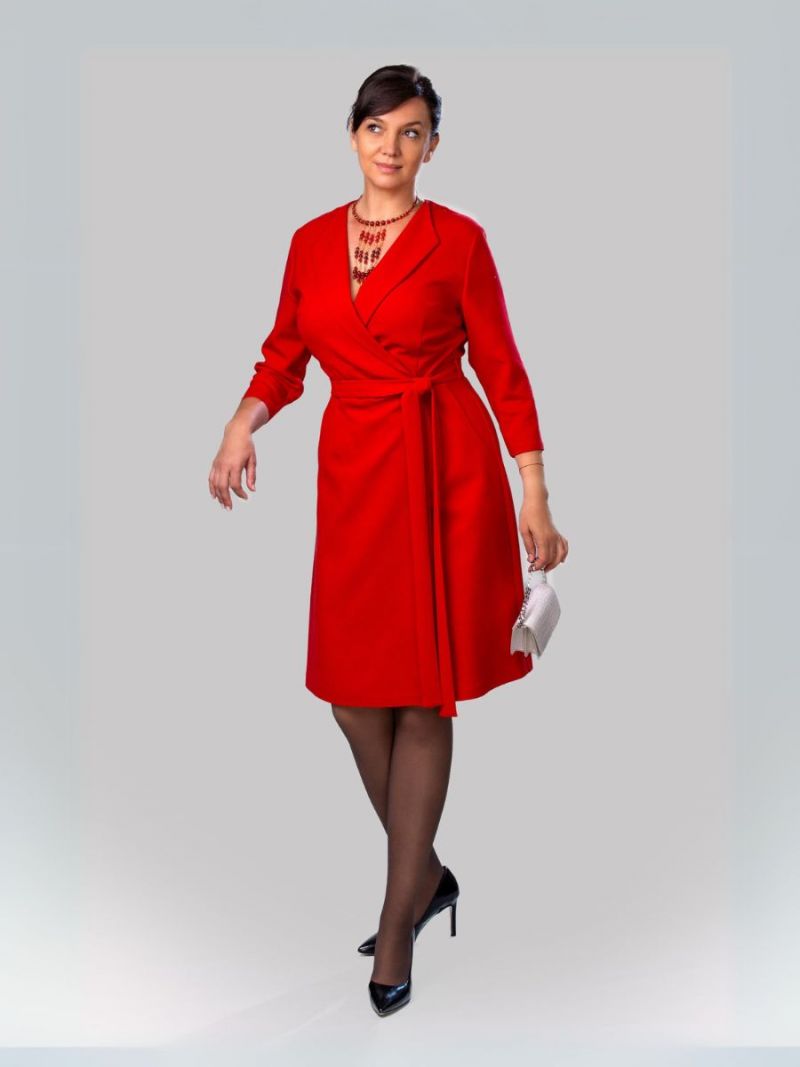 Rochie event Kimono rosu
