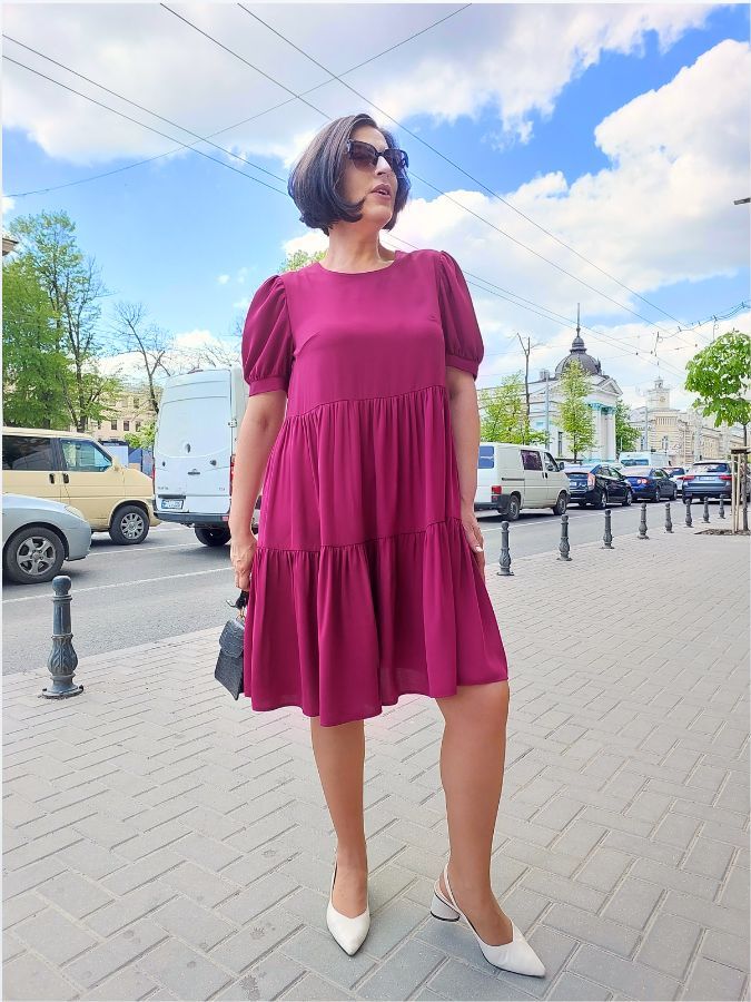 Rochie evazată scurtă