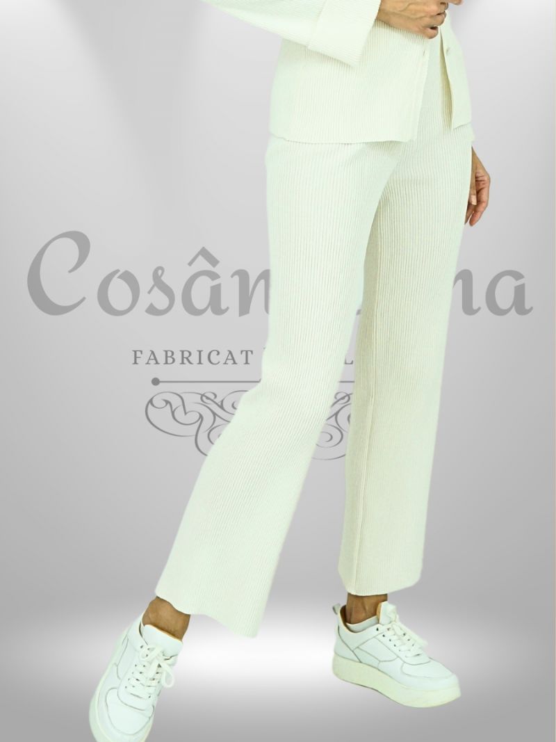 Pantaloni slim din bumbac