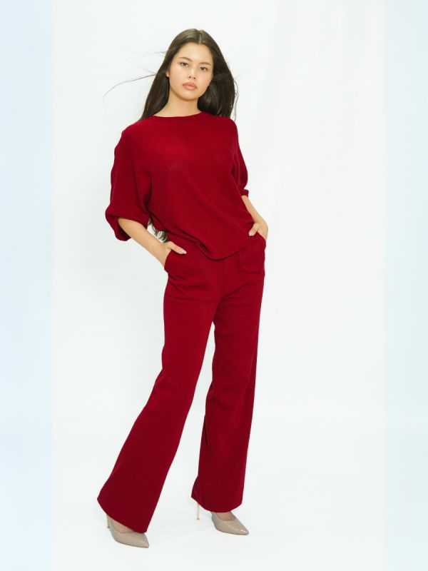 Pantaloni din bumbac palasso