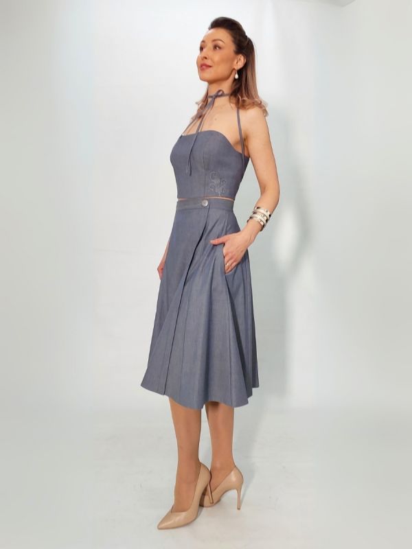 Corset denim