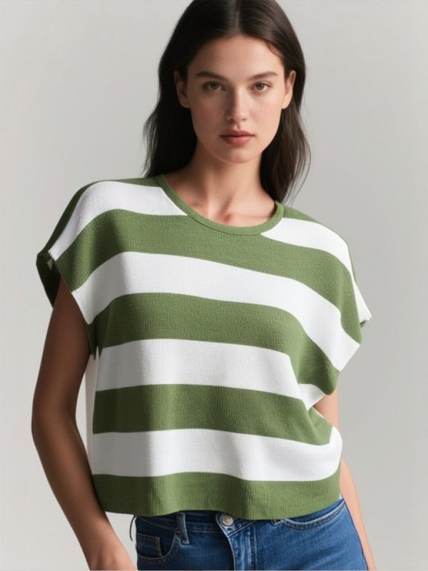 Bluza liliac crop