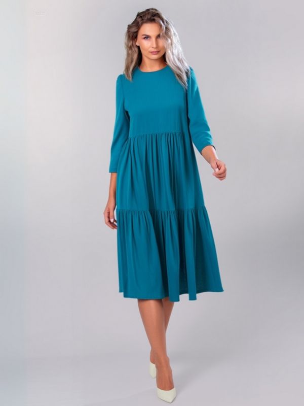 Rochie boho turquoise
