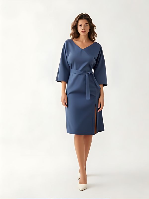 Rochie antracit liliac