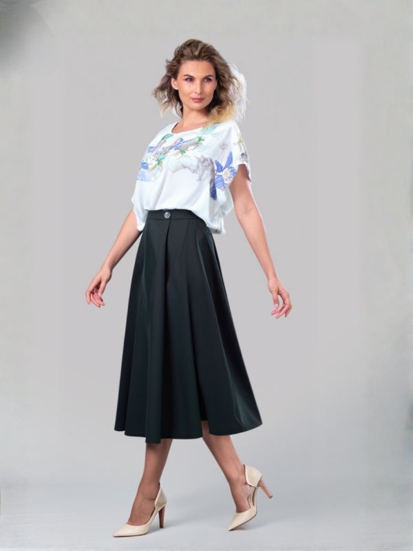 Bluză liliac din mătase naturală