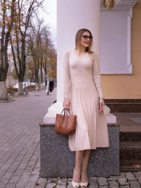 Hermina Rochie Tricotata Liudmila Storojuc LS421