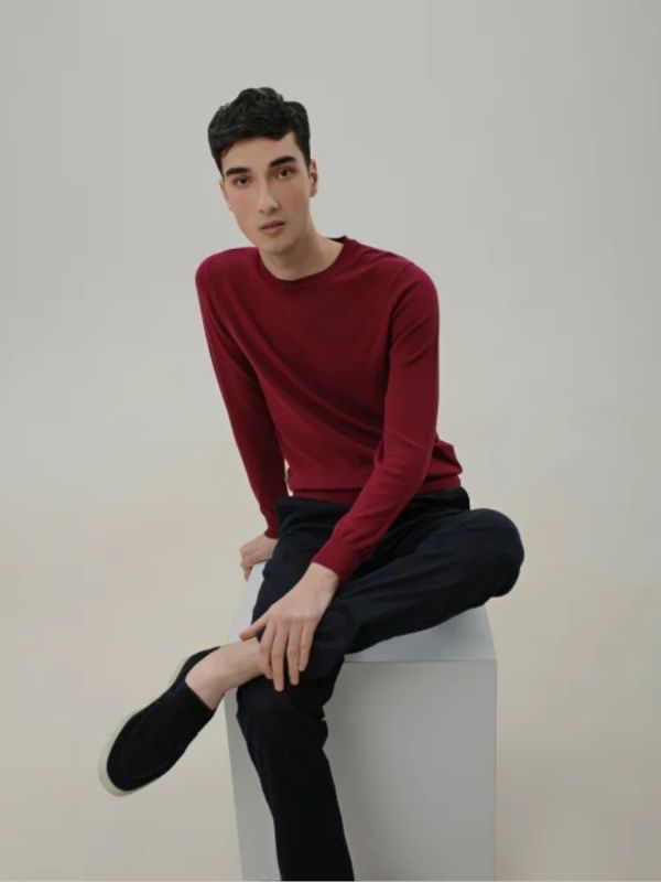 Hermina Pulover Barbati Clasic Tricotat ML234