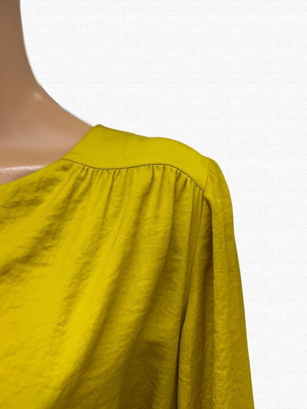 Rochie matase mustar