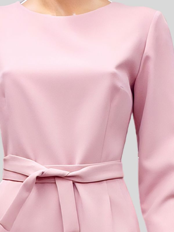Rochie A-silueta pudra