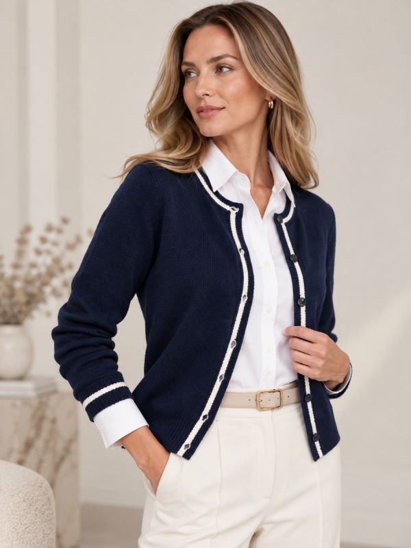 Cardigan lana