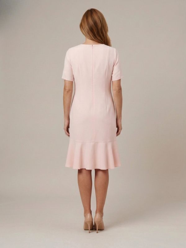 Rochie sirena roz-pal