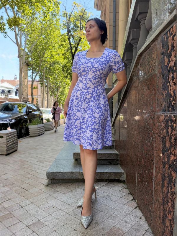 Rochie Silueta scurta Motiv flori