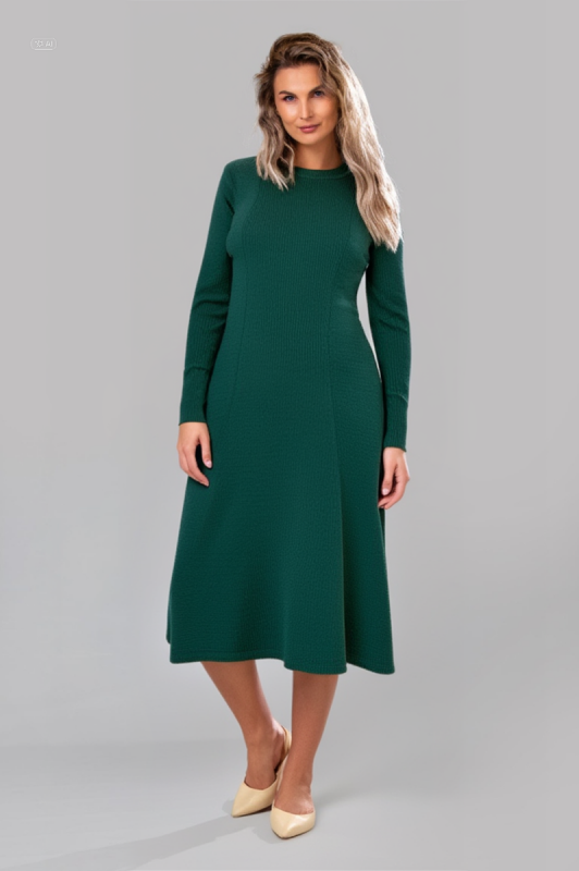 Rochie cashmere verde