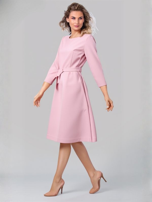 Rochie A-silueta pudra