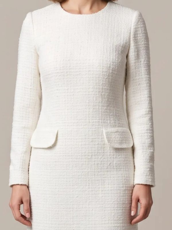 Rochie dreapta tweed