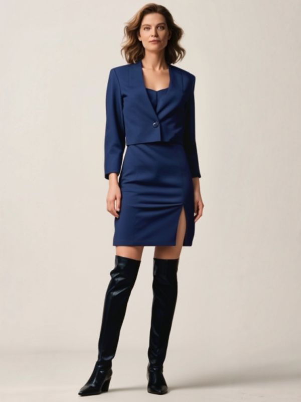 Set oficce blu